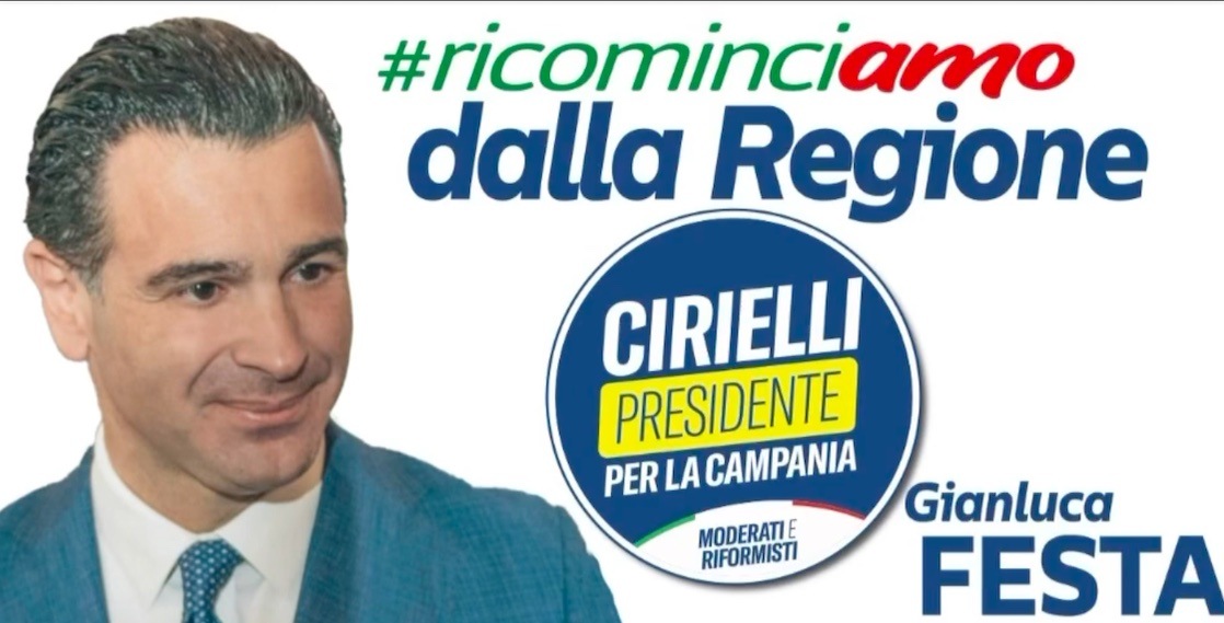 Regionali, Festa ufficializza la sua candidatura nella lista di Cirielli Regionali, Festa ufficializza la sua candidatura nella lista di Cirielli