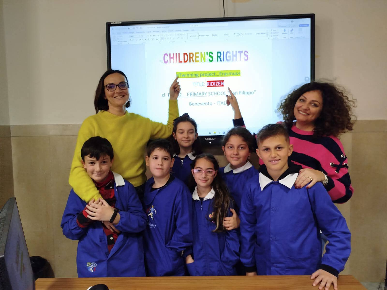 FOTO/ Docenti del Convitto “Pietro Giannone” premiate con il National Quality Label per il progetto eTwinning “Kidizen”