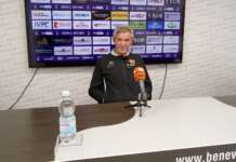 Benevento-Sorrento, Auteri: “Positivi per 70 minuti, il rosso a Ceresoli ha cambiato la gara”