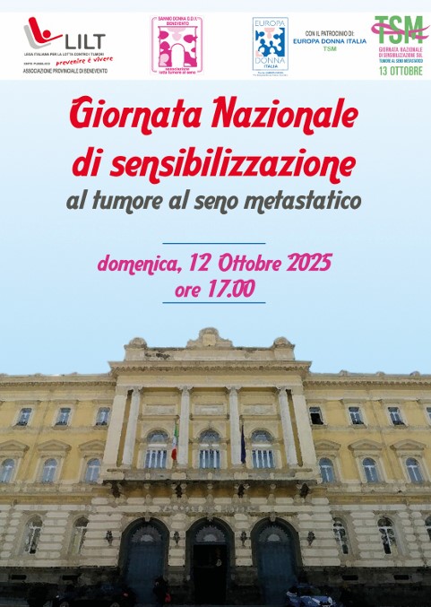 Giornata Nazionale Del Tumore al Seno metastatico, Sannio Donna ODV organizza evento di informazione
