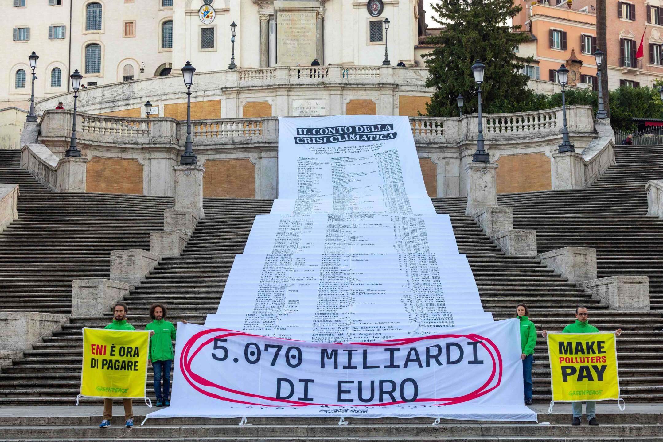 finanziaria attivisti di greenpeace presentano il conto della crisi climatica chi 232 responsabile deve pagare da Anteprima24.it finanziaria attivisti di greenpeace presentano il conto della crisi climatica chi 232 responsabile deve pagare