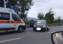 Incidente lungo la Telesina: tre auto coinvolte