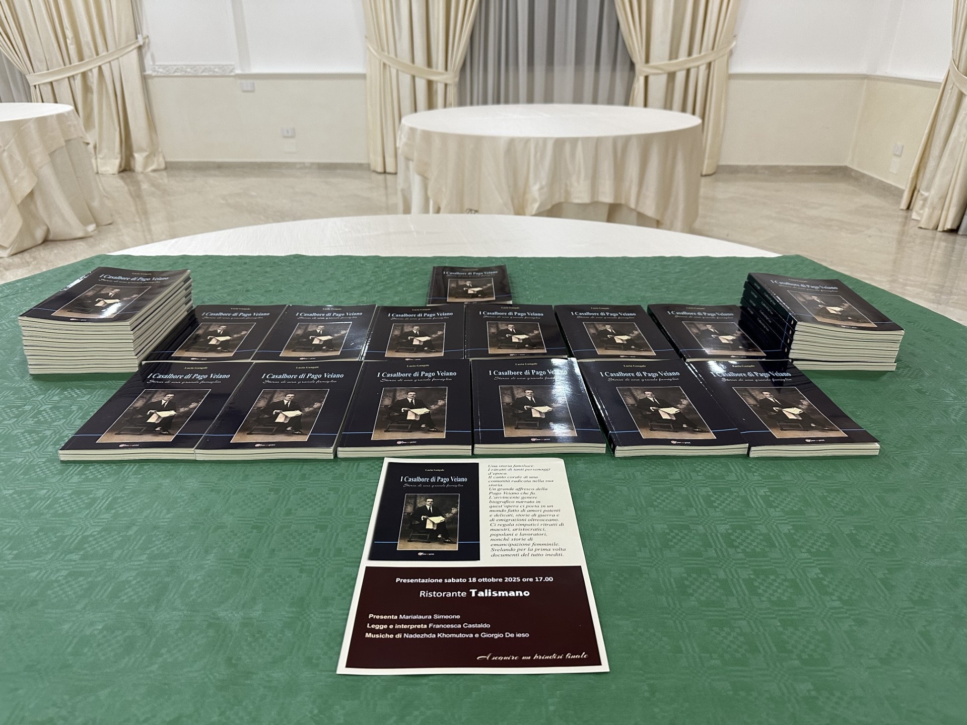 foto successo per il libro i casalbore di pago veiano di lucia gangale