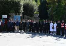 FOTO/ Morcone, commemorazione del carabiniere Elio Di Mella
