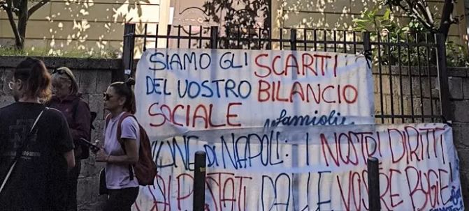 dopo lo sgombero dal motel famiglie occupano una struttura demaniale
