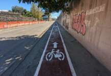 Napoli Est, spunta la pista ciclabile sui marciapiedi di Vigliena