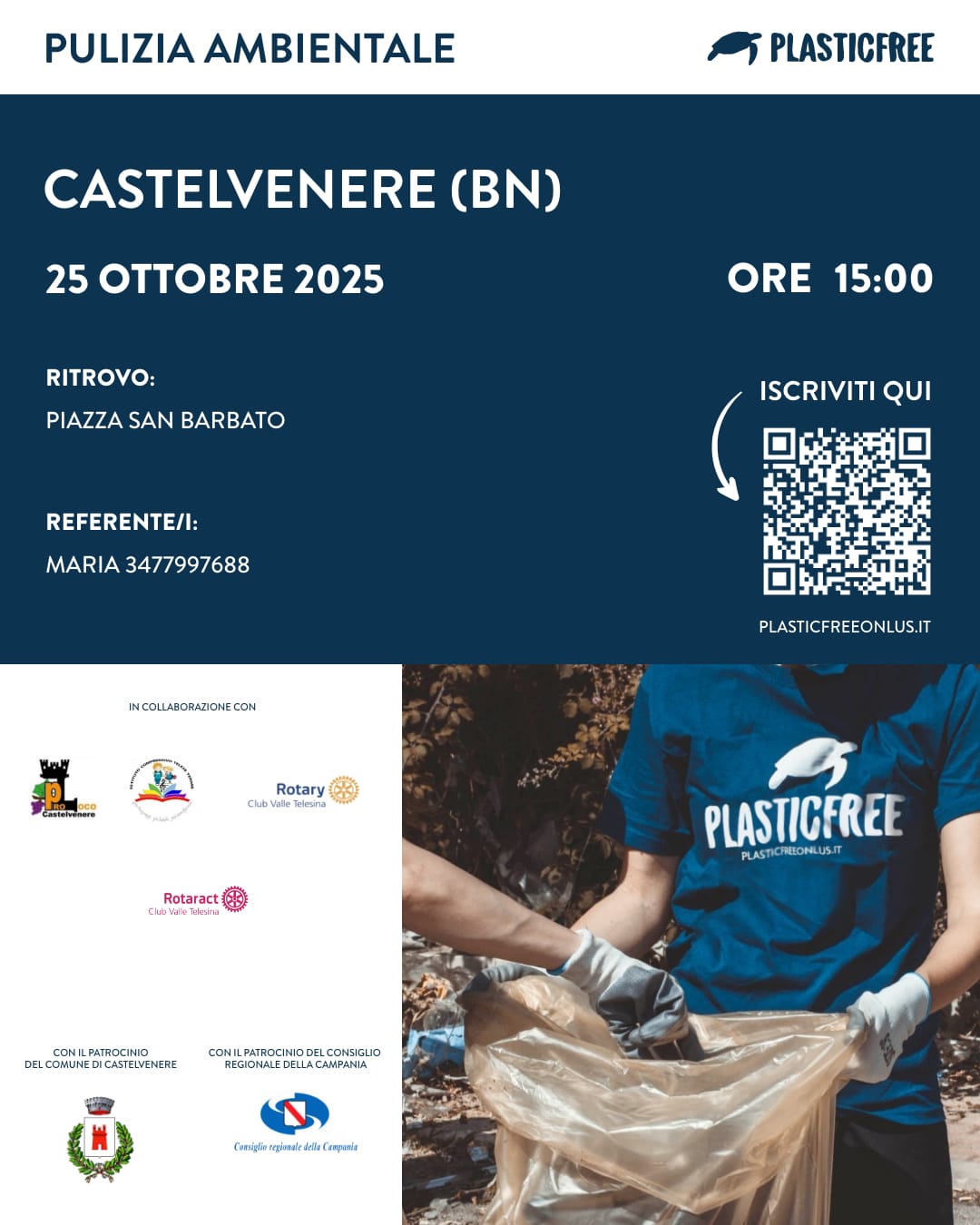plasticfree fa tappa a castelvenere