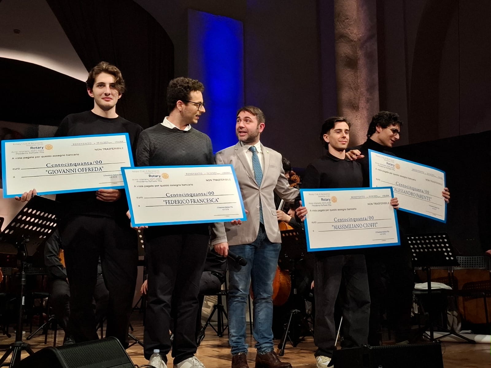 Rotary Club Benevento, premiati quattro giovani chitarristi del Conservatorio “Nicola Sala”