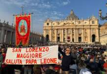 La Statua di San Lorenzo Martire arriva in Vaticano per la benedizione Papa Leone