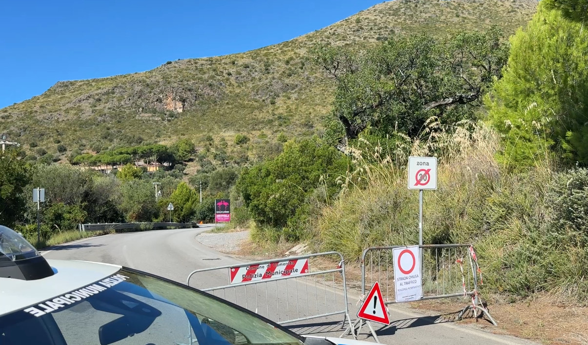 camerota messa in sicurezza completata riaperta la strada provinciale mingardina