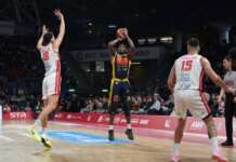 Serie A2: la Givova Scafati cede solo nel finale sul campo della capolista Pesaro