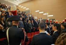 FOTO/ La Fanfara dei Carabinieri in concerto al “Moscati”