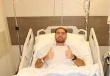 Benevento, Ricci operato al ginocchio: “Inizia il percorso per tornare più forte di prima”