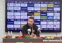 Benevento-Giugliano, Floro Flores: “Non potevo chiedere di più ai miei ragazzi”
