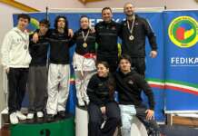 Pioggia di medaglie per la Seishinkan al Campionato di karate del Centro-Sud