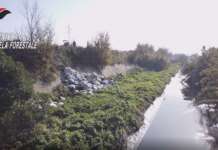 Scarti tessili smaltiti illegalmente: scoperta discarica abusiva