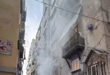 Incendio ai Quartieri Spagnoli: assistenza alle famiglie sfollate