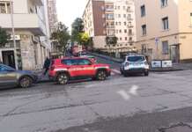 Intervento urgente dei Vigili del Fuoco: stop al traffico in via Raguzzini