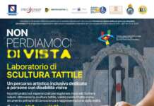 “Non perdiamoci di vista”: ad Avellino un laboratorio di scultura tattile dedicato a persone con disabilità visiva