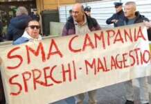 Sma Campania, presidio sotto la Regione: “Fico intervenga su gestione e convochi sindacati”