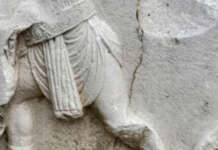 Scoperto monumento funerario con gladiatori lungo l’antica Via Appia ad Apollosa
