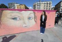 Murale a Napoli per Noemi nel luogo dell’agguato