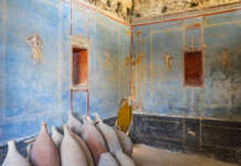 Quanto costava il blu delle pareti di Pompei? Uno studio rivela gli alti costi del pregiato pigmento