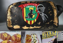 Benevento-mania, tutto si colora di giallorosso: dal panino della B al borsello in oro