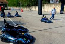 Ruviano, i bambini imparano le regole della strada al volante di kart elettrici