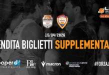 “Paperdi Juvecaserta – Virtus GVM Roma”, divieto di vendita dei tagliandi per gli ospiti