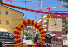 Benevento si colora di giallorosso, la creatività al servizio di una passione