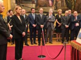 Gargani, il saluto di Mattarella alla camera ardente di Montecitorio