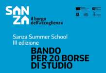 Sanza Summer School: al via il bando per 20 borse di studio da mille euro