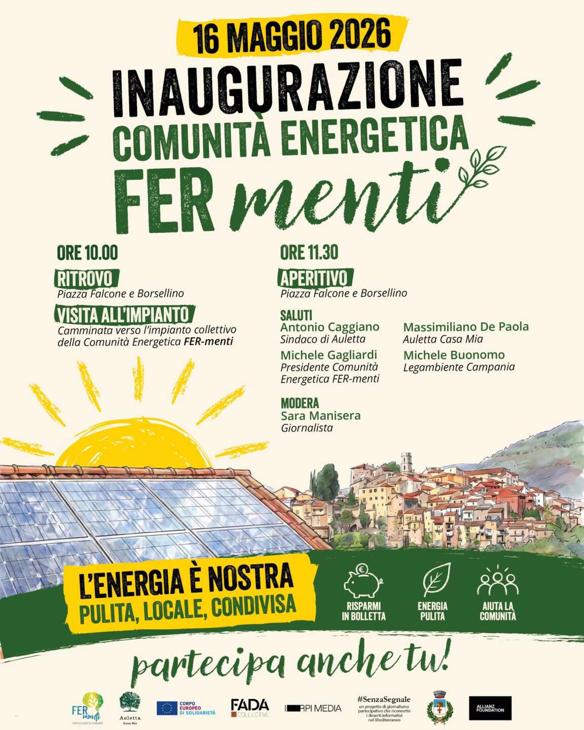 dall8217inchiesta alla comunit224 inaugurazione ufficiale della comunit224 energetica fer menti da Anteprima24.it dall8217inchiesta alla comunit224 inaugurazione ufficiale della comunit224 energetica fer menti