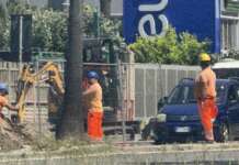 FOTO/ Zona industriale, caos e traffico ancora per un mese e mezzo