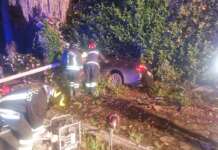 FOTO/ Perde il controllo dell’auto e finisce fuori strada: 32enne in codice rosso al San Pio
