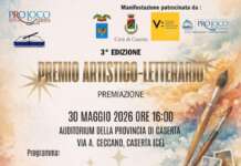 Caserta celebra cultura e talento: al via la cerimonia del Premio Artistico-Letterario