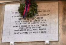 Sant’Antimo celebra il proprio concittadino Nicola Romeo, fondatore dell’Alfa Romeo, nel 150esimo anniversario della nascita