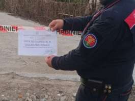 Sequestrata un’area di 700 metri quadrati per abusivismo edilizio