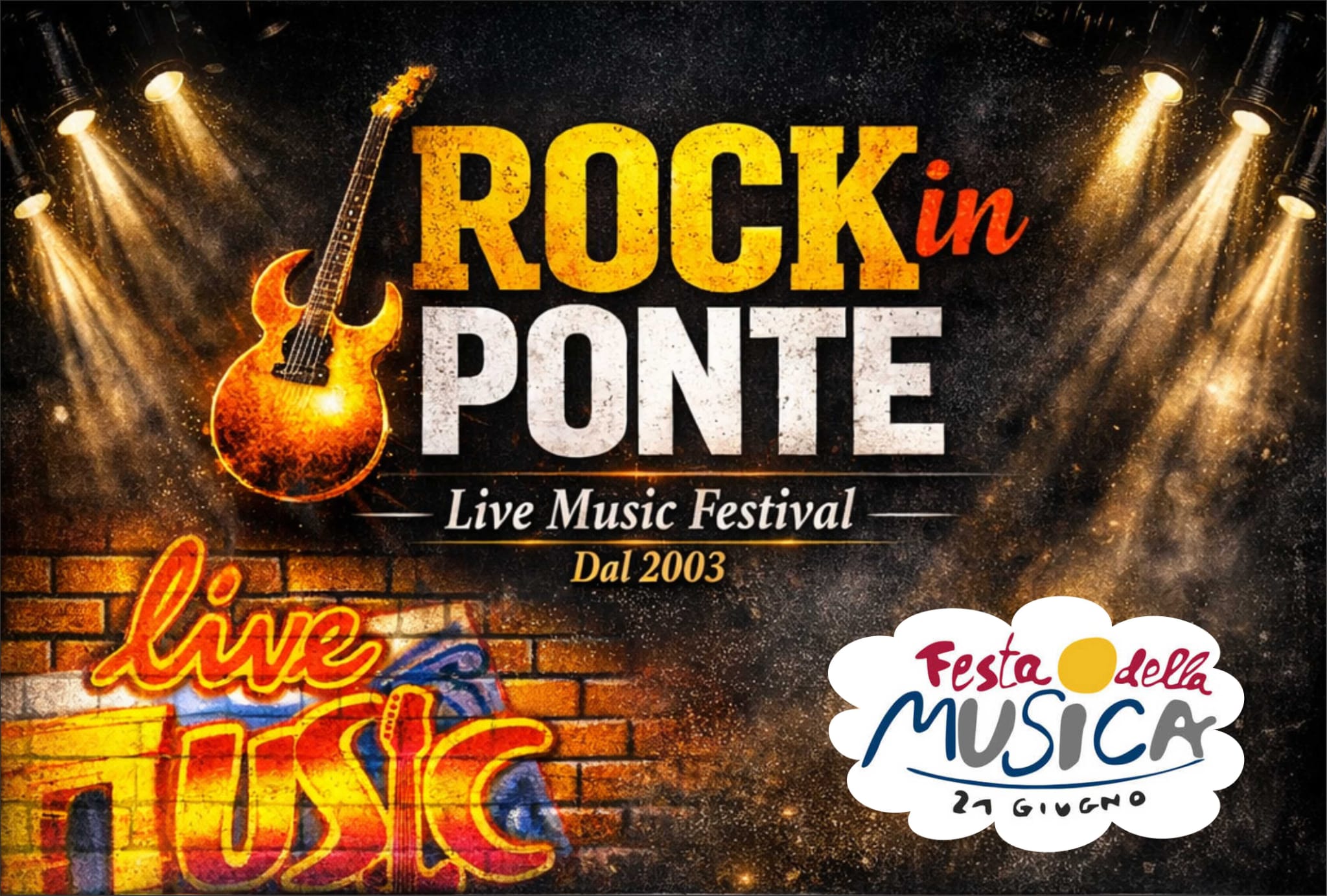 rock in ponte live music la musica e i talenti accendono il borgo da Anteprima24.it rock in ponte live music la musica e i talenti accendono il borgo