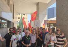 FOTO/ Menarini, protesta in Regione, “l’impegno” degli assessori