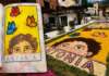 Un mosaico di fiori per Antonia: a Cusano l’Infiorata diventa messaggio di rinascita