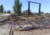FOTO/ Parco Archeologico Naturalistico di Longola colpito da un incendio