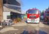 FOTO/ Montesarchio, impianto di lavorazione dei rifiuti in fiamme