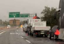 Bomba d’acqua sul Sannio, autostrada in tilt: chiuso il casello di Benevento, chilometri di coda