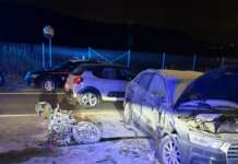San Cipriano, auto contro moto: due feriti Incidente auto moto salernitano