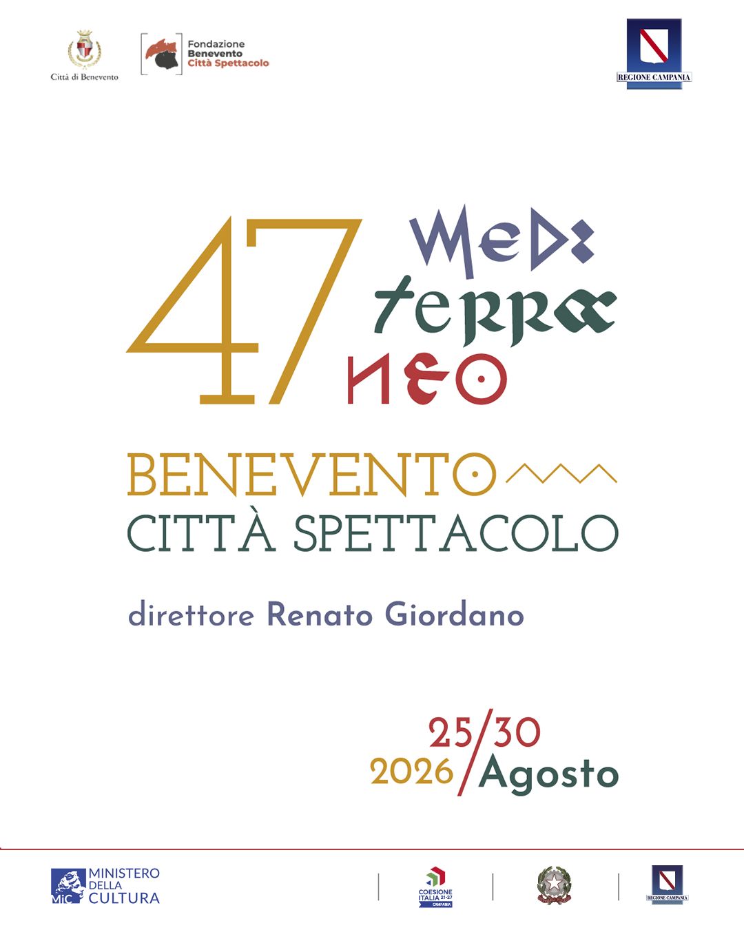 festival benevento citt224 spettacolo presentato il logo della 47170 edizione da Anteprima24.it festival benevento citt224 spettacolo presentato il logo della 47170 edizione