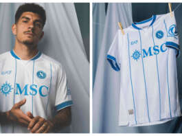 Napoli, presentata la seconda maglia 2026/27: il tributo all’Argentina e a Maradona