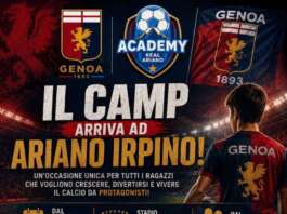 Il Genoa punta sui giovani: ad Ariano Irpino il camp ufficiale del club