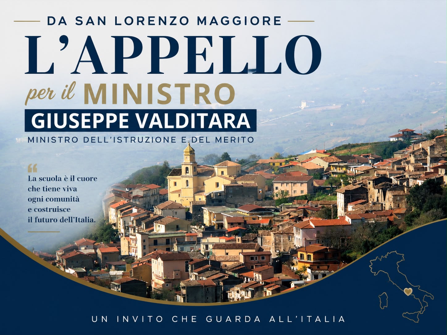 da san lorenzo maggiore parte l8217appello al ministro valditara salviamo le scuole dei piccoli comuni da Anteprima24.it da san lorenzo maggiore parte l8217appello al ministro valditara salviamo le scuole dei piccoli comuni